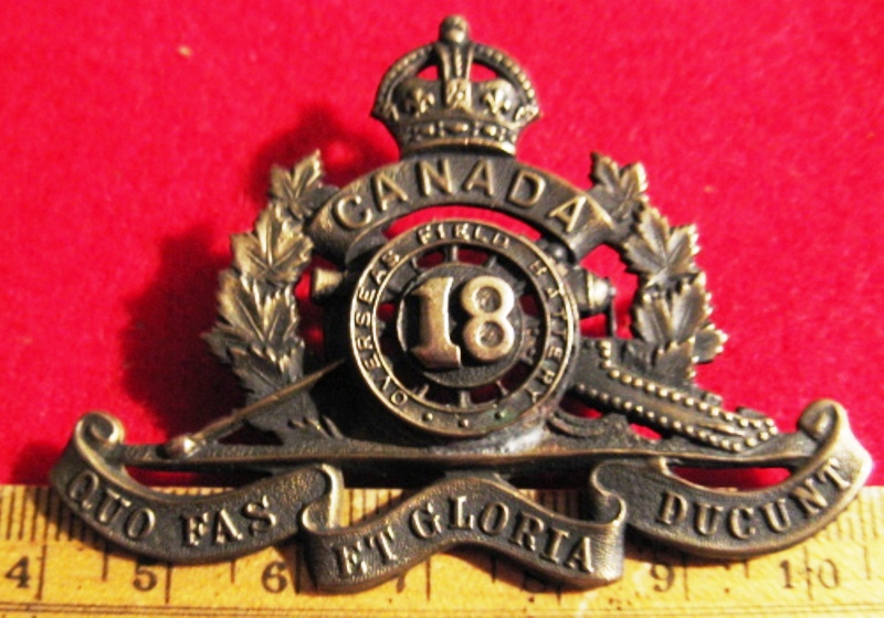 canadian artillery cap badge